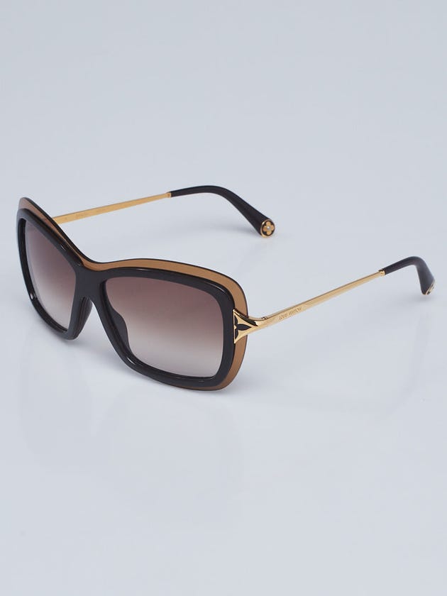 Louis Vuitton Brown Resin Frame Poppy Sunglasses- Z0323W