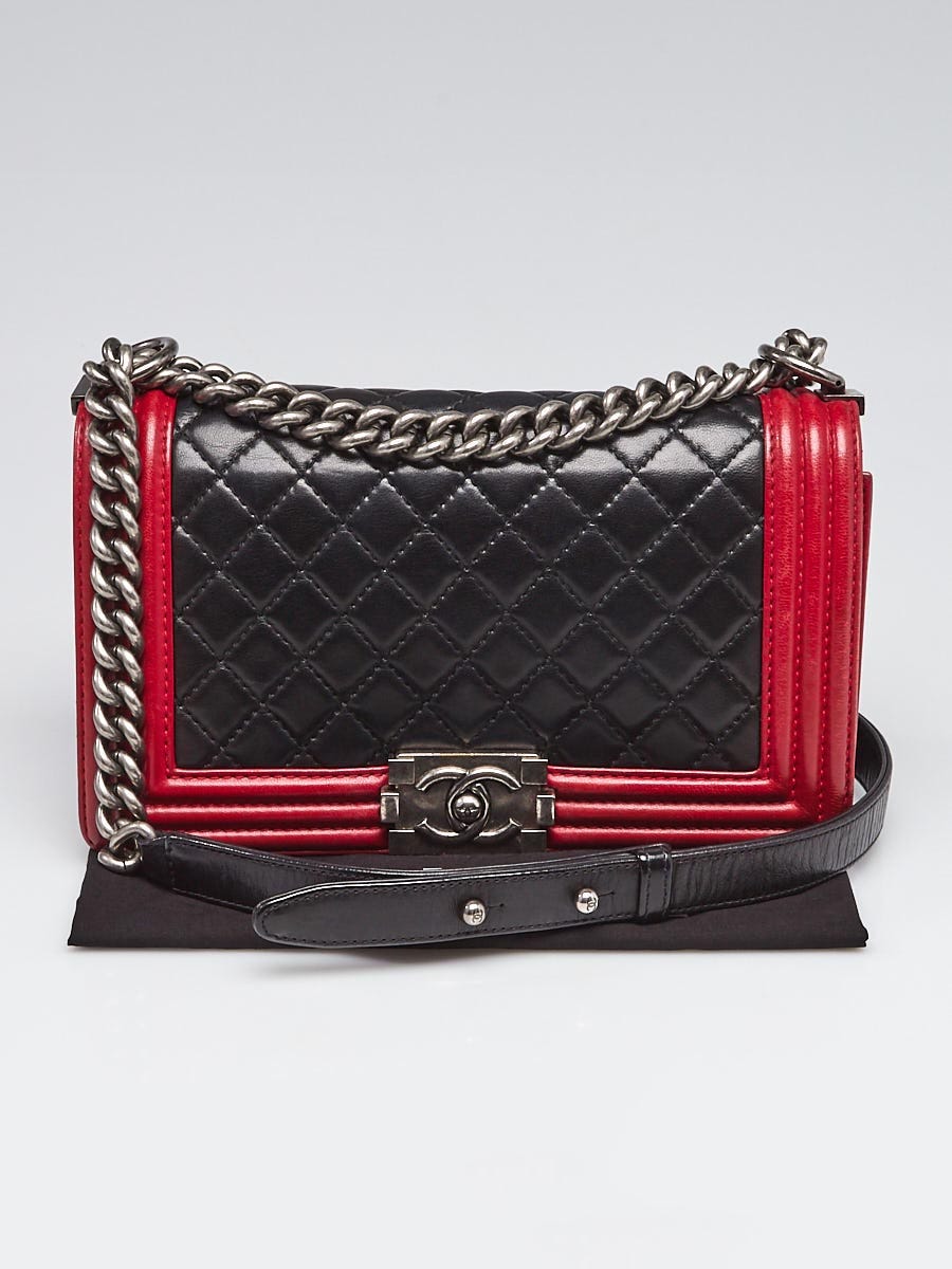 Chanel Red Caviar Quilted Leather Grand Shopping Tote Bag - Yoogi's Closet