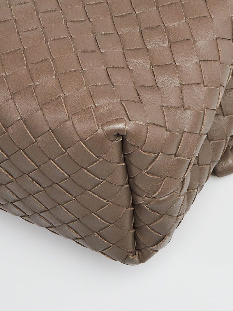 BOTTEGA VENETA Intrecciato Boutis Woven Small Nappa Leather Olimpia Ba