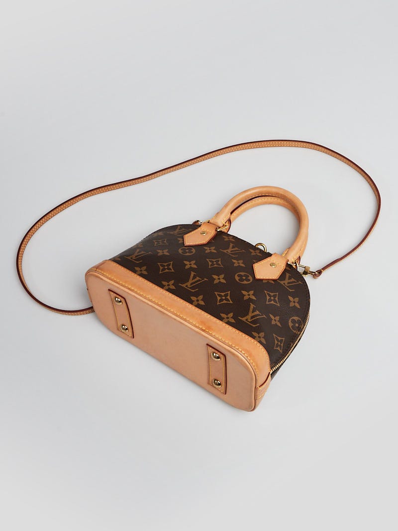 Louis Vuitton, Bags, Louis Vuitton Monogram Alma Satchel Vintage Lv Two  Way Handbag Lock Key