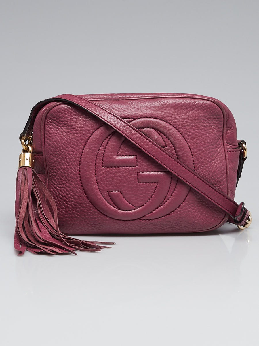 Gucci Calfskin Small Soho Disco Bag Pink