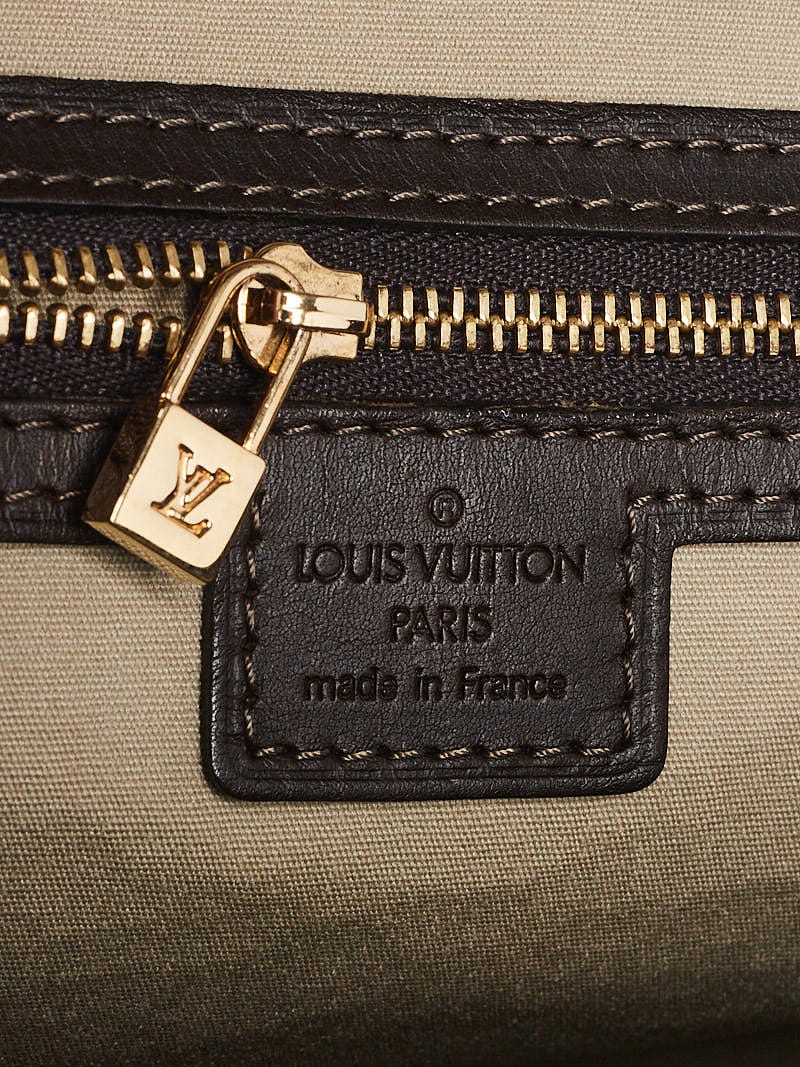 Louis Vuitton Ebene Monogram Mini Lin Initiales Keepall Bag - Yoogi's Closet