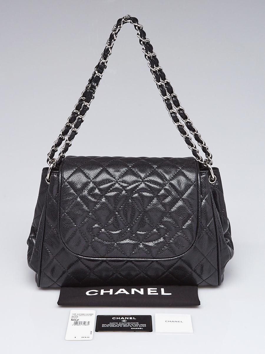 Chanel Red Quilted Caviar Leather Timeless Accordion Flap Bag Chanel