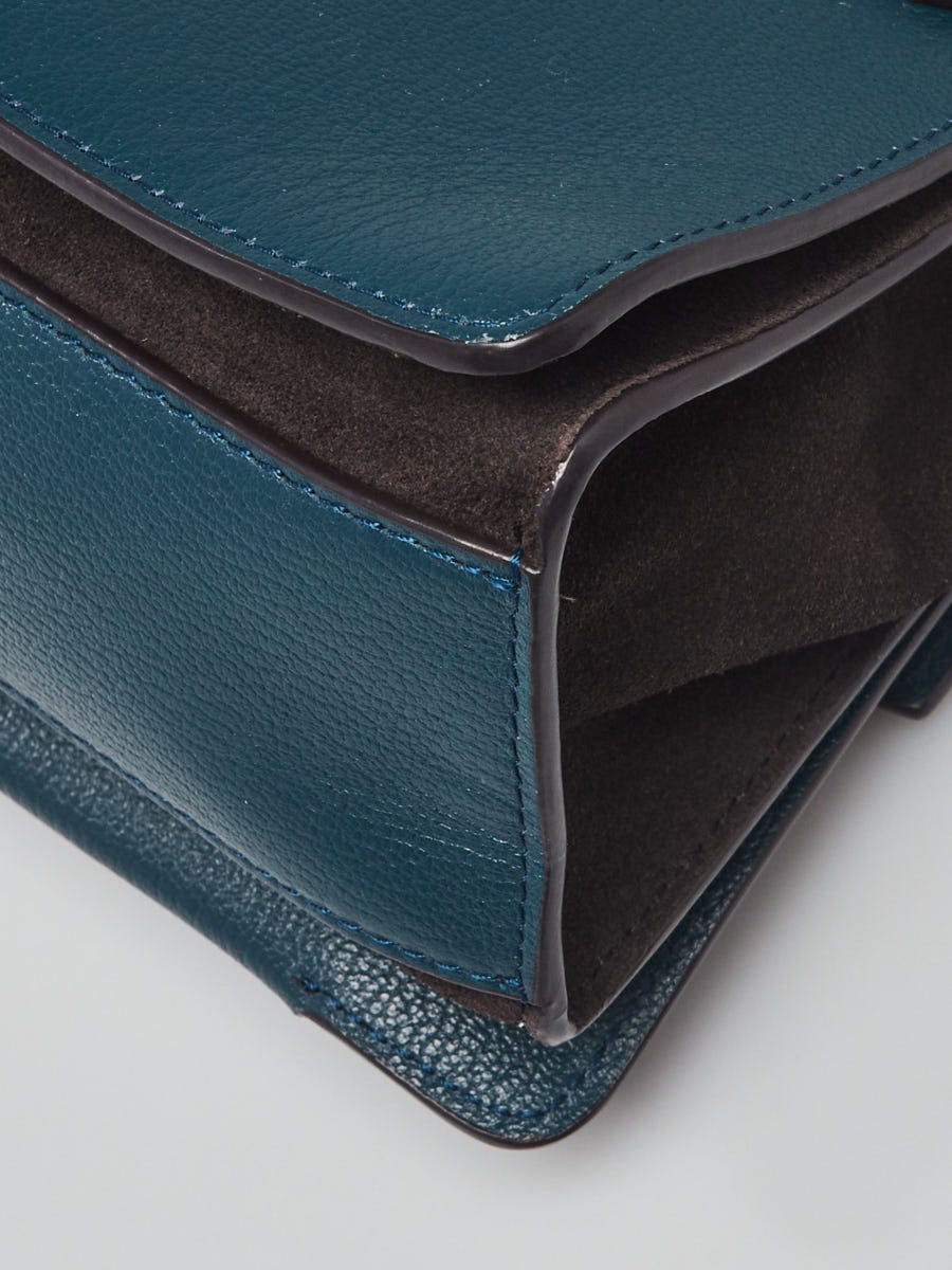Givenchy Blue/Black Leather/Suede GV3 Small Crossbody Bag Givenchy Blue/Black Leather/Suede GV3 Small Crossbody Bag