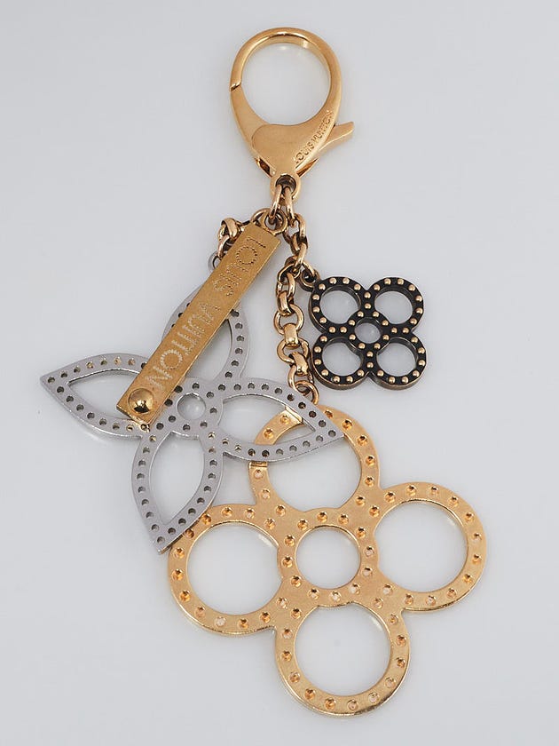Louis Vuitton Goldtone Tapage Key Holder and Bag Charm