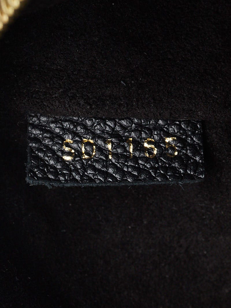 Louis Vuitton Twice Handbag Monogram Empreinte Leather Black 180860252