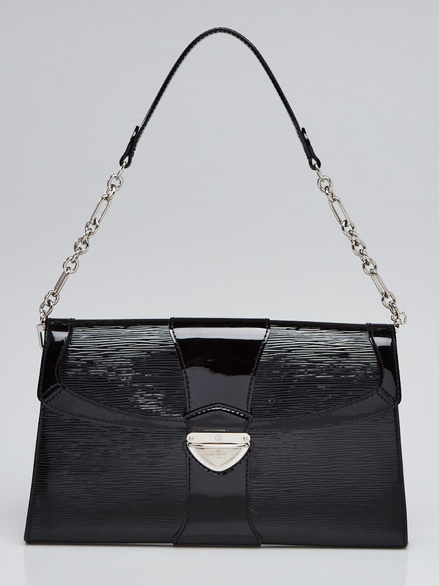 Louis Vuitton Black Electric Epi Leather Lena Clutch Bag