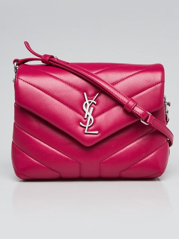 Yves Saint Laurent Freesia Quilted Leather Toy LouLou Shoulder Bag