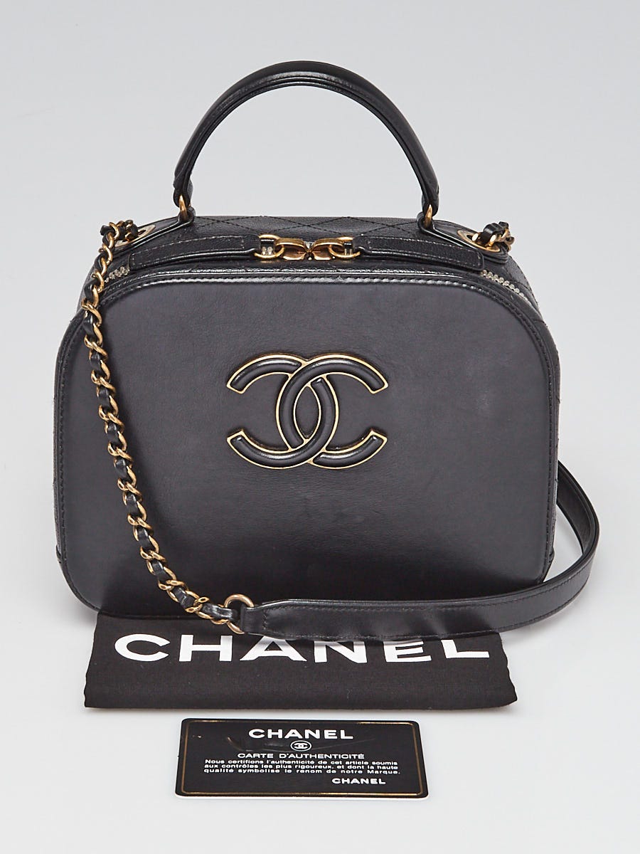 Chanel Black Quilted Calfskin Coco Curve Flap Bag
