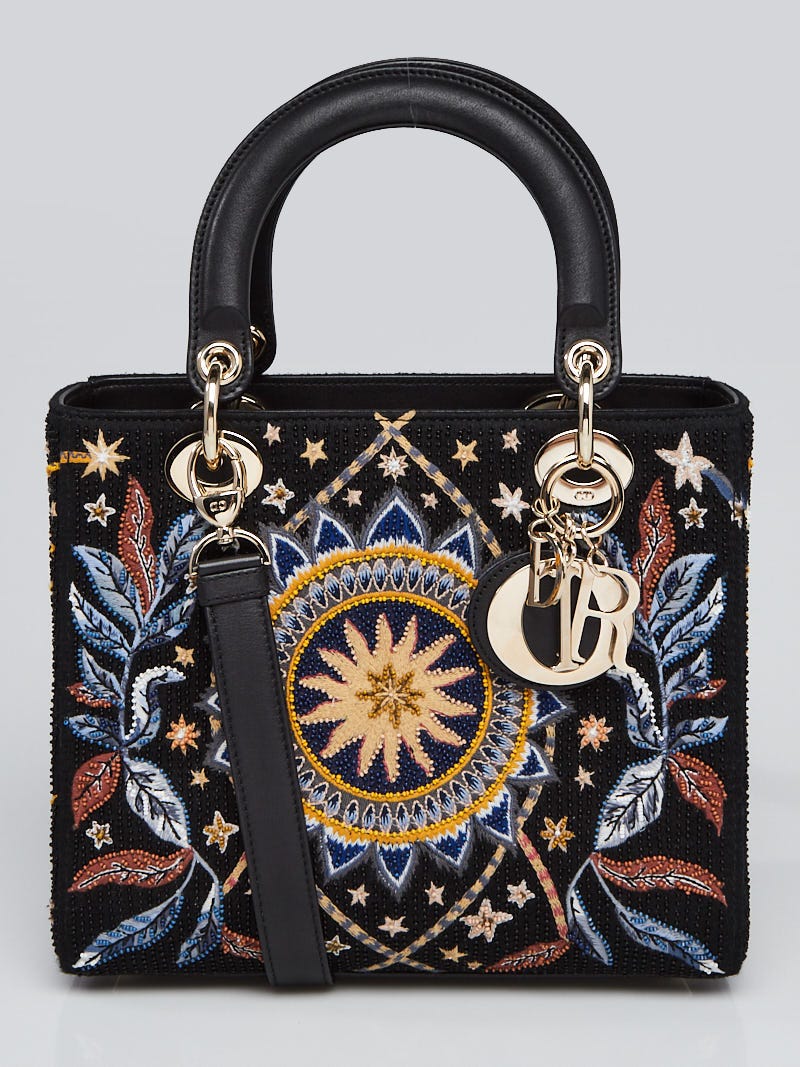 Embroidered lady dior bag new arrivals