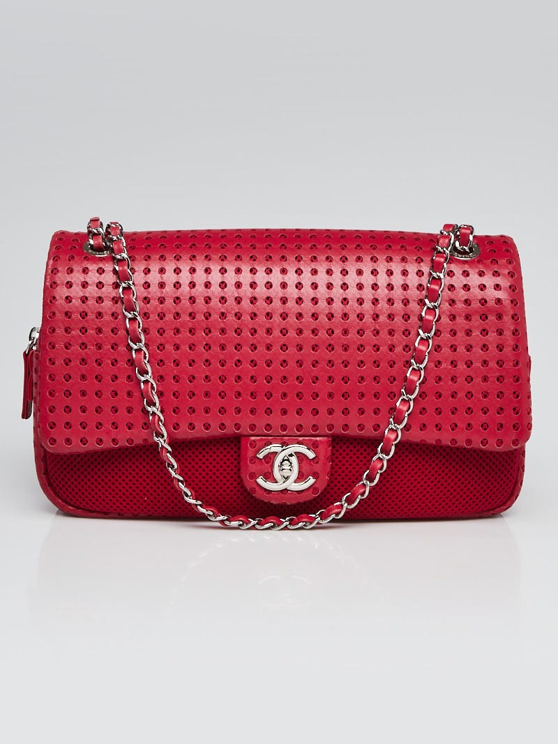 Chanel perforated sale flap bag