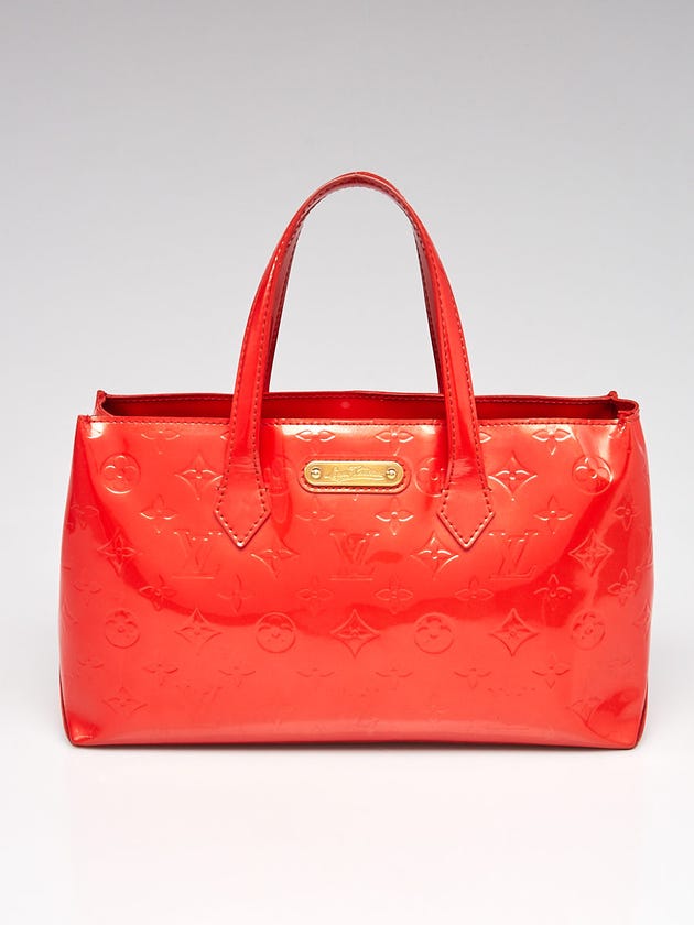 Louis Vuitton Orange Sunset Monogram Vernis Wilshire PM Bag