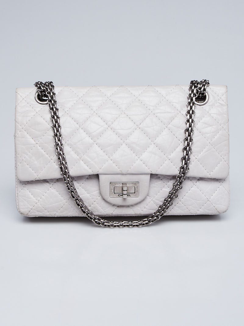 Chanel Grey 2.55 Reissue Quilted Calfskin Leather 225 Flap Bag