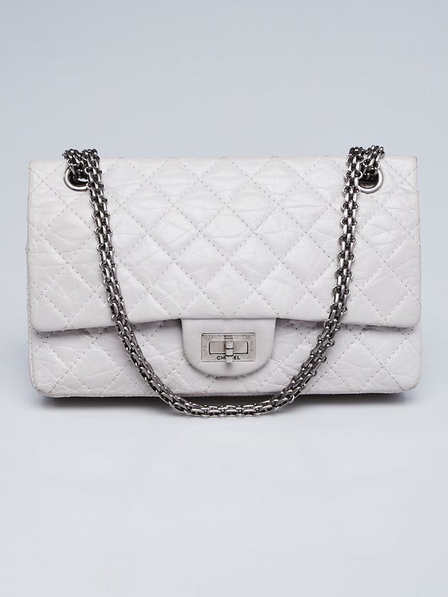 Chanel Grey 2.55 Reissue Quilted Calfskin Leather 225 Flap Bag