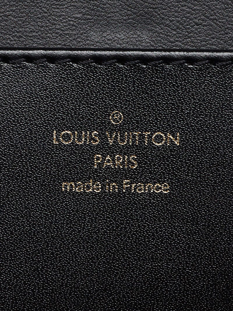 Louis Vuitton Black Leather Rose Des Vents MM Bag - Yoogi's Closet