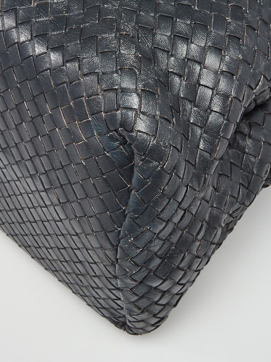 Bottega Veneta Iron Intrecciato Nappa Leather Roma Tote Bag