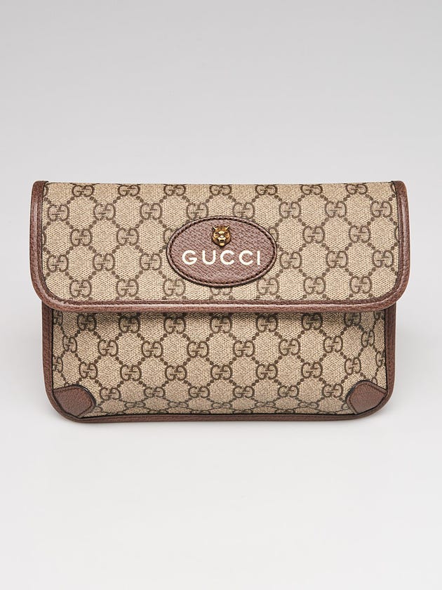 Gucci Beige/Brown GG Coated Canvas Supreme Belt Bag