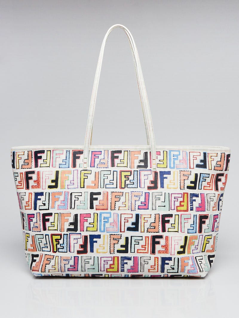 Fendi Multicolor Zucca Print Roll Tote Bag 8BH185 - Yoogi's Closet