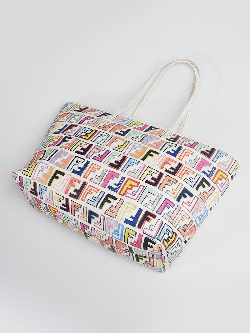 Fendi Multicolor Zucca Print Roll Tote Bag 8BH185 - Yoogi's Closet