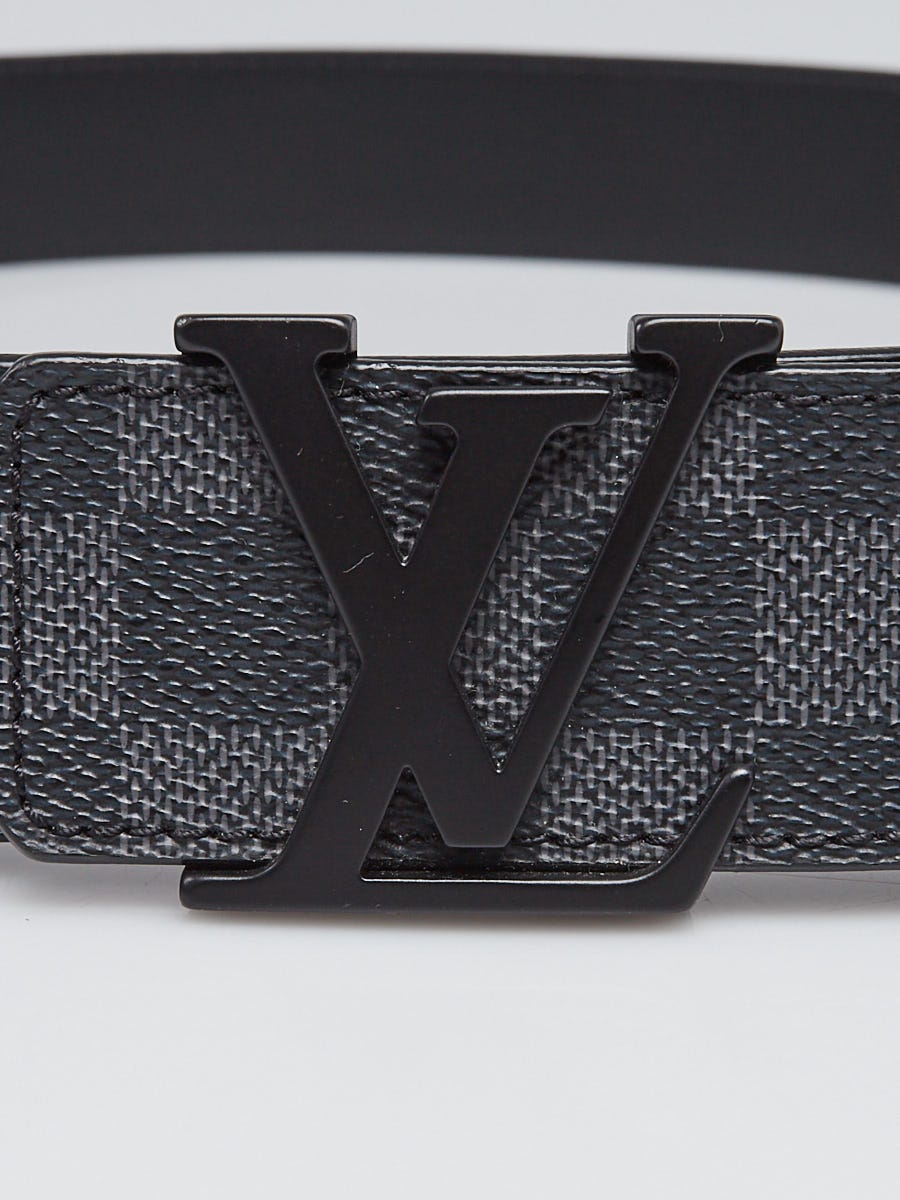Louis Vuitton Damier Graphite Canvas LV Initiales Belt 110CM Louis