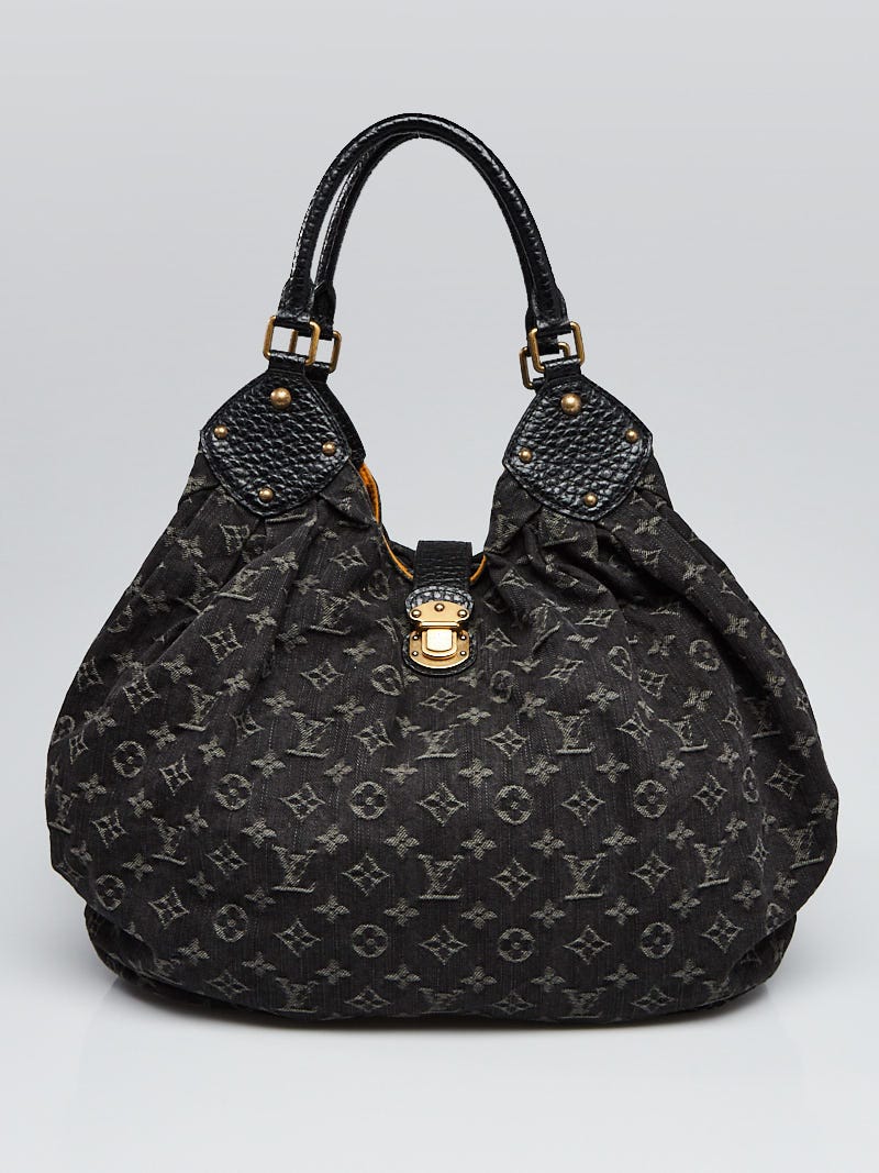Baggy handbag Louis Vuitton Black in Denim - Jeans - 35312760