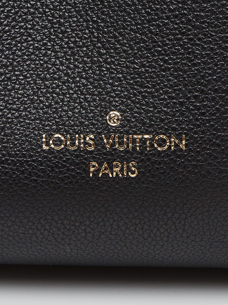 On my side leather tote Louis Vuitton Black in Leather - 26086454