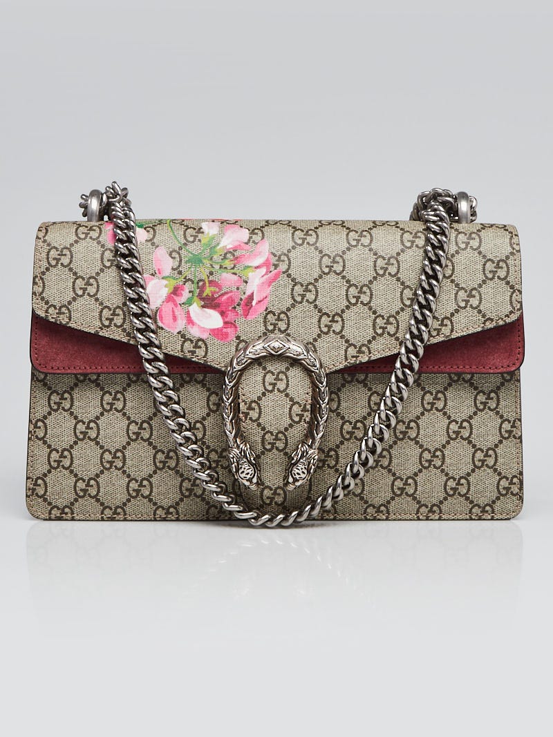 Gucci Beige/Pink Blooms Printed Leather Card Case and ID Holder - Yoogi's  Closet