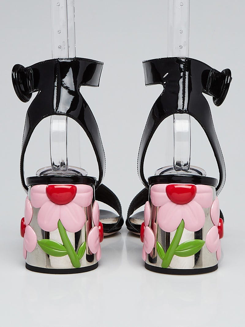 Prada flower shoes hotsell