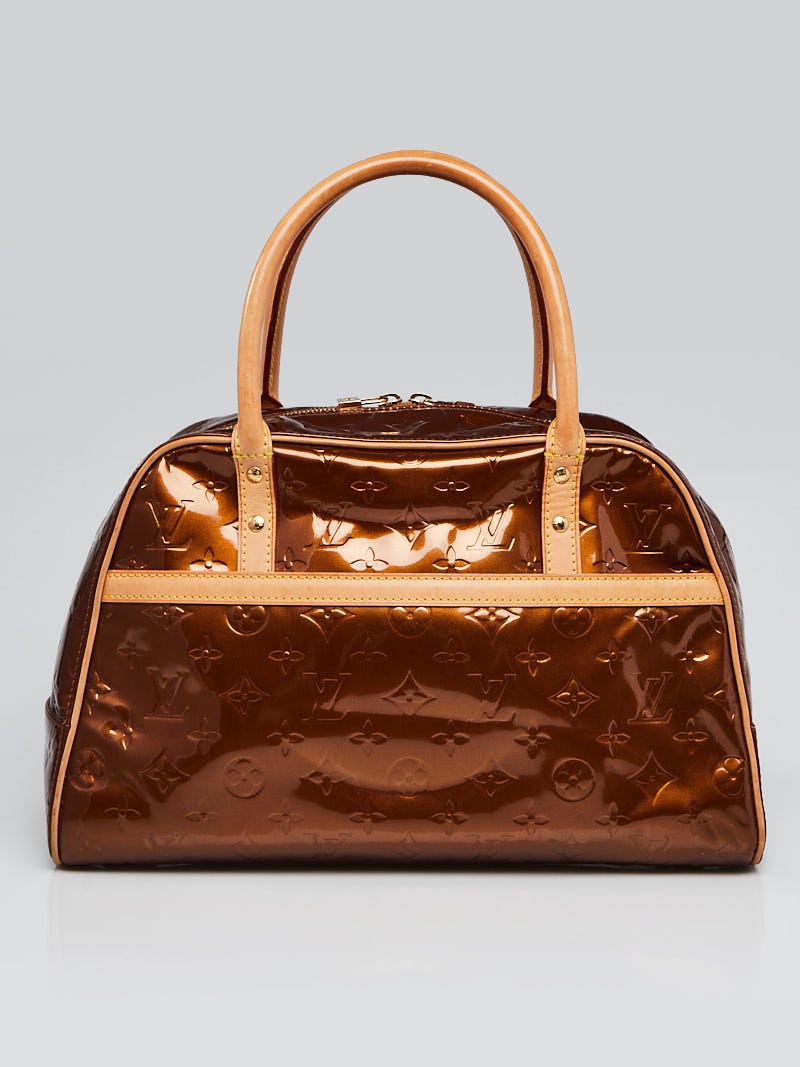 Tompkins square patent leather handbag Louis Vuitton Gold in