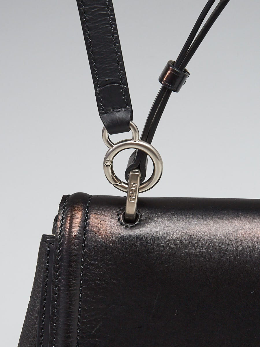 Fendi Black Leather Silvana Bag 8BN234 | Yoogi's Closet