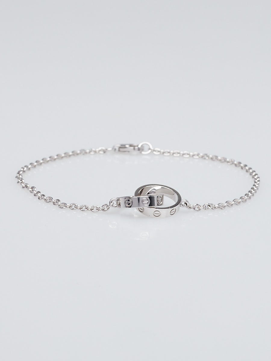 Cartier 18k White Gold LOVE Bracelet