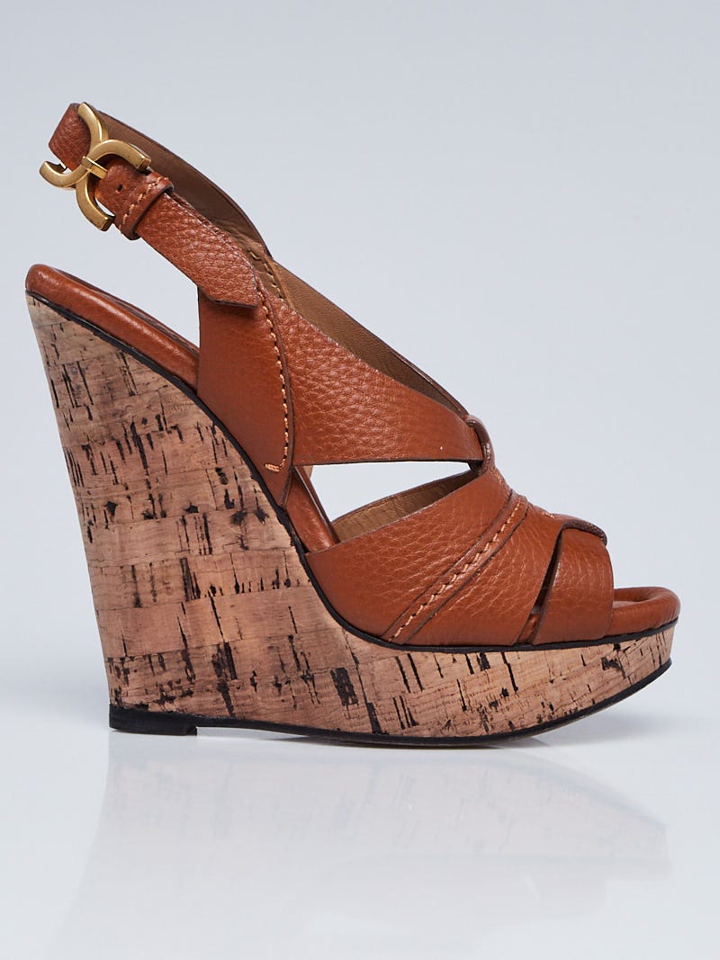 Chloe cork hot sale wedge