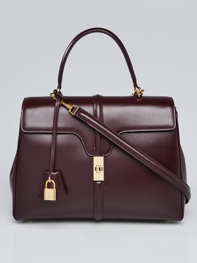 Medium 16 bag discount in satinated calfskin