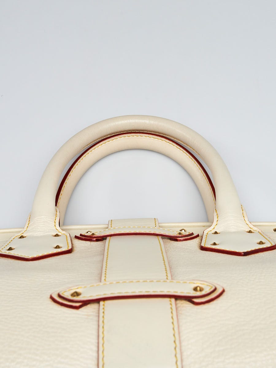 Louis Vuitton Lingenieux Pm M91811 Suhali Leather Handbag White Gold