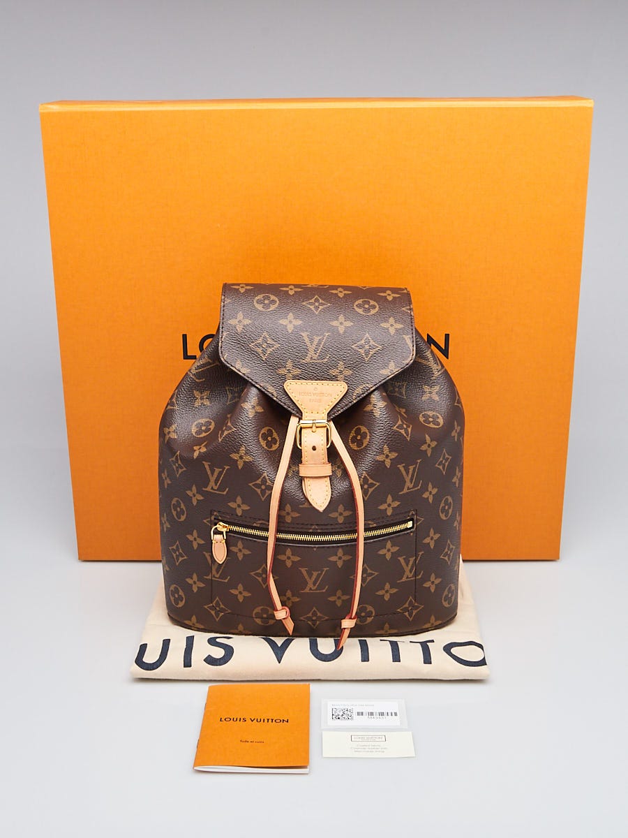 Louis Vuitton Black Monogram Canvas Montsouris MM NM Backpack Bag - Yoogi's  Closet