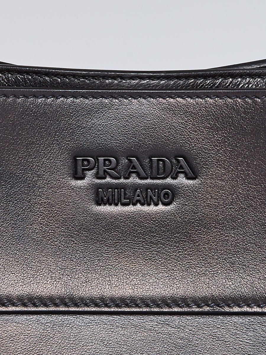 Prada Black City Calf Leather Margit Shoulder Bag 1BC076 Prada Black City Calf Leather Margit Shoulder Bag 1BC076