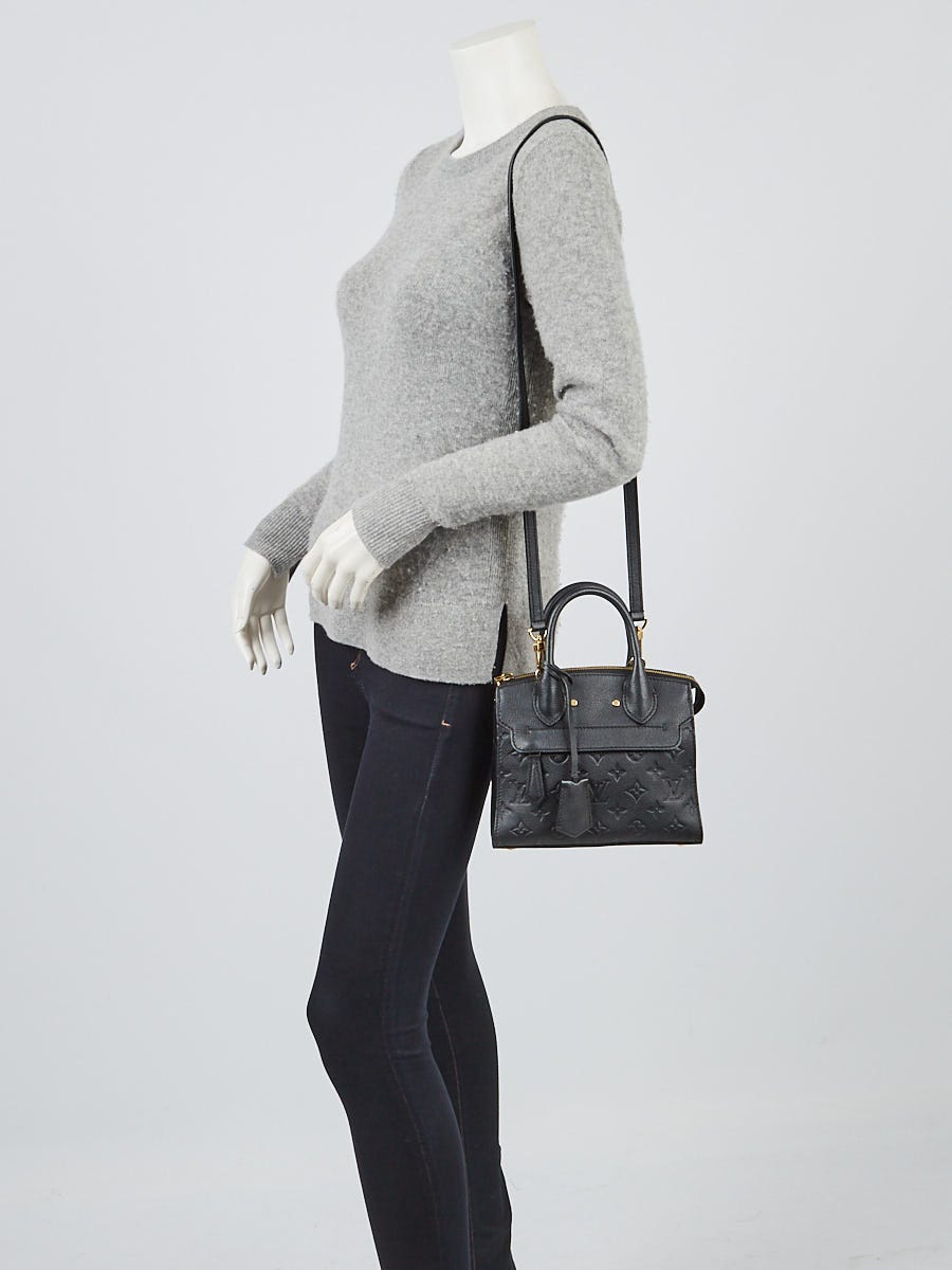 Louis Vuitton Black Monogram Empreinte Leather Pont Neuf Mini Bag - Yoogi's  Closet