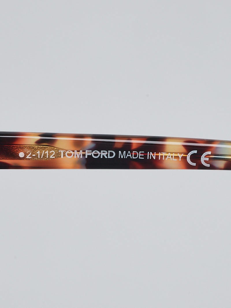 Tom Ford Brown Tortoise Shell Acetate Frame Alicia  display picture 3