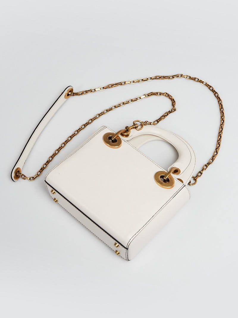 Christian Dior Off White Leather Niki De Saint Phalle Print