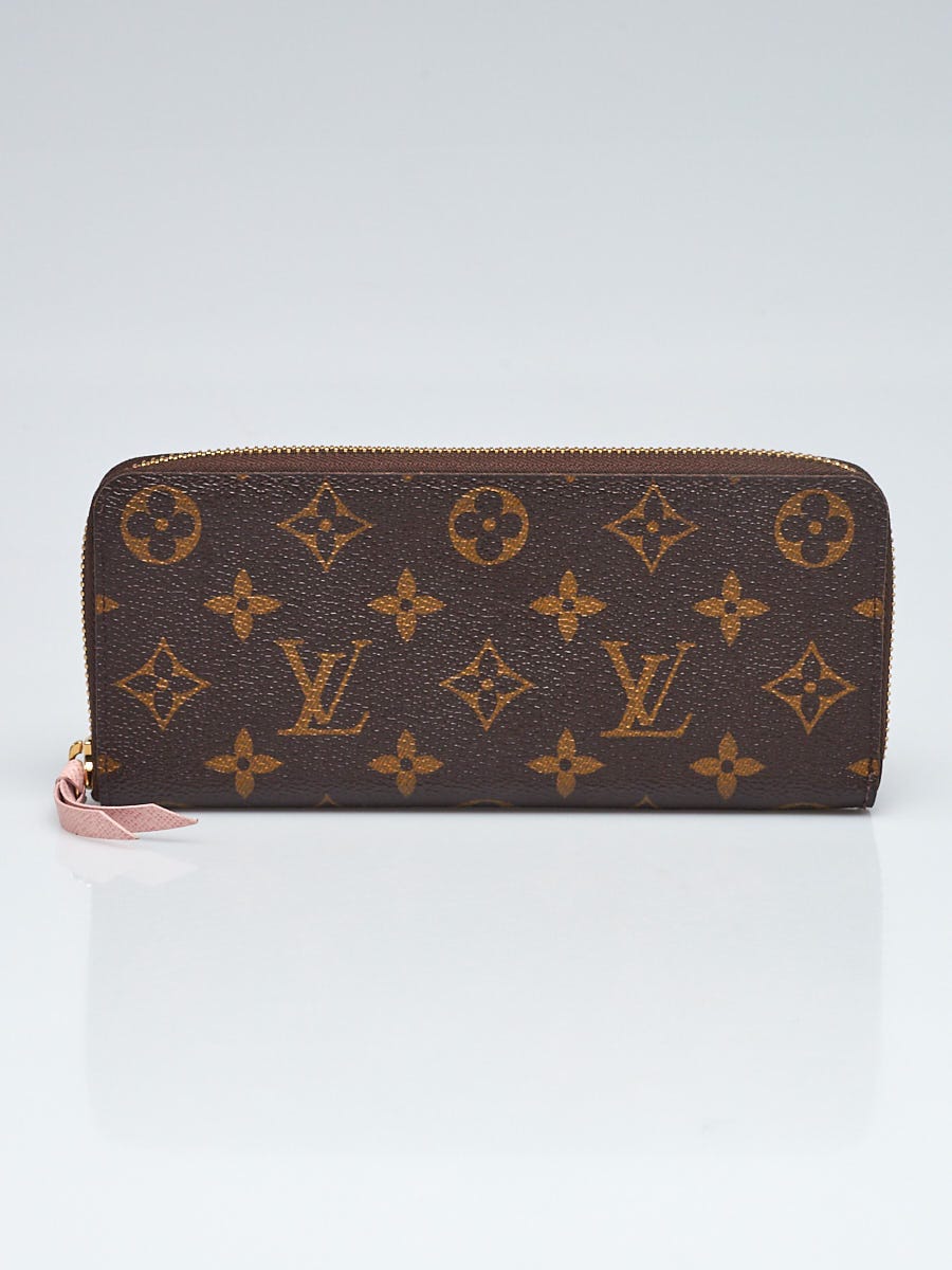 GIFTS FOR HER  LOUIS VUITTON ROSE BALLERINE CLEMENCE WALLET 