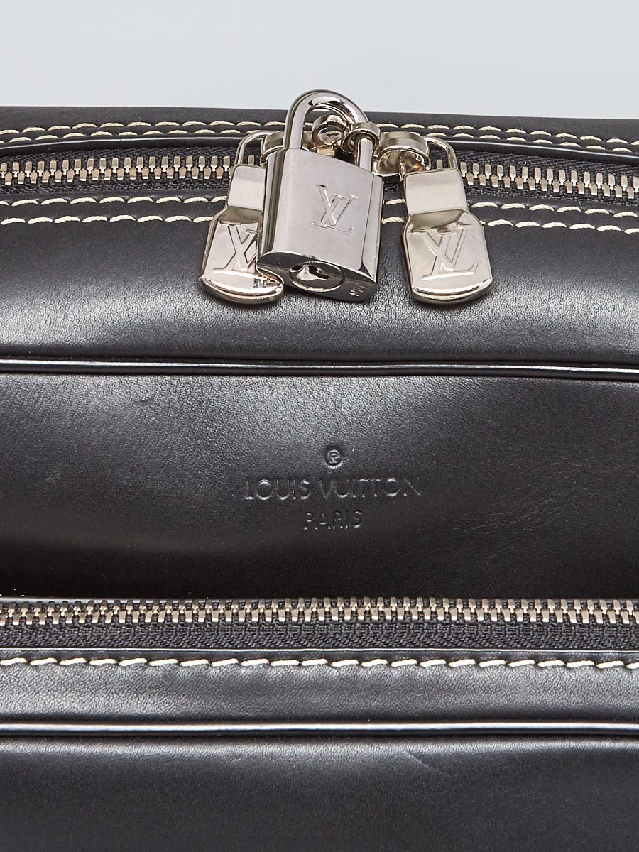 Louis Vuitton Black Leather and Monogram Canvas Nil Bag