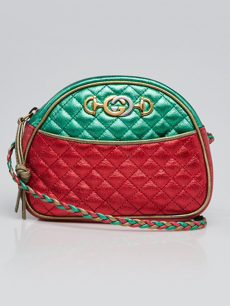 Gucci Women's 534951 Multi-Color Quilted Mini Bag