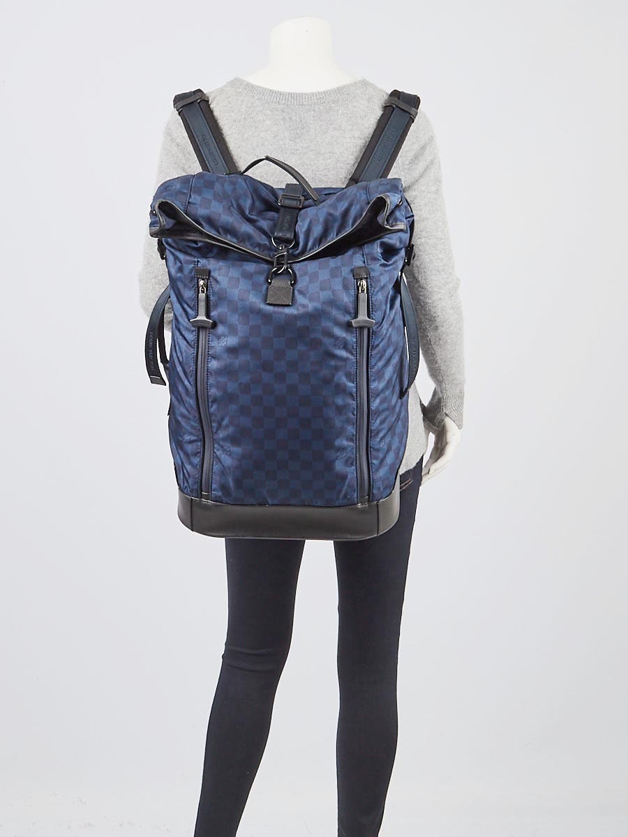 Louis Vuitton Blue Damier Nylon Cup Sirocco Backpack Bag - Yoogi's