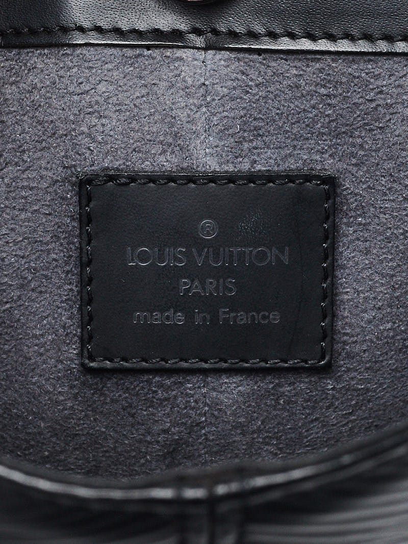 Louis Vuitton Black Epi Leather Pochette Demi-Lune at Jill's Consignment