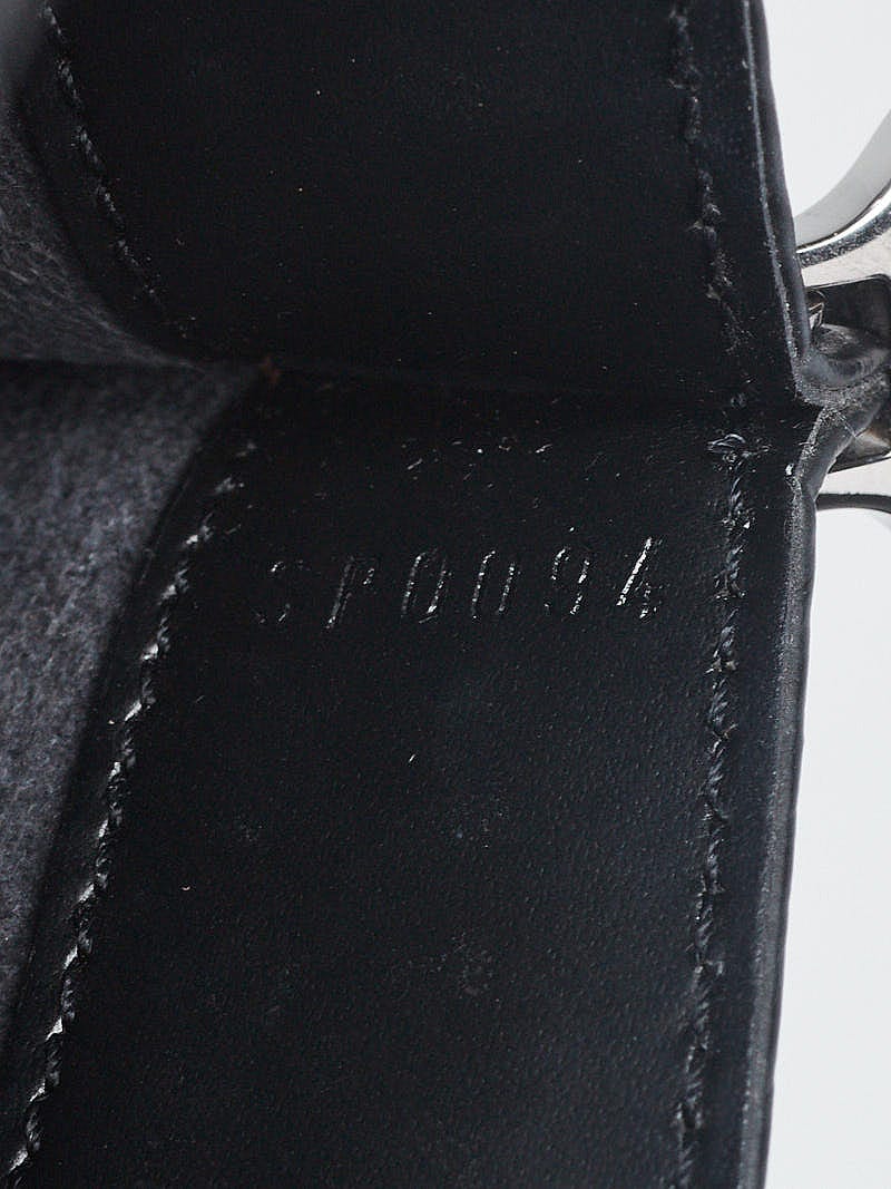 Louis Vuitton Black Epi Leather Pochette Demi-Lune at Jill's Consignment
