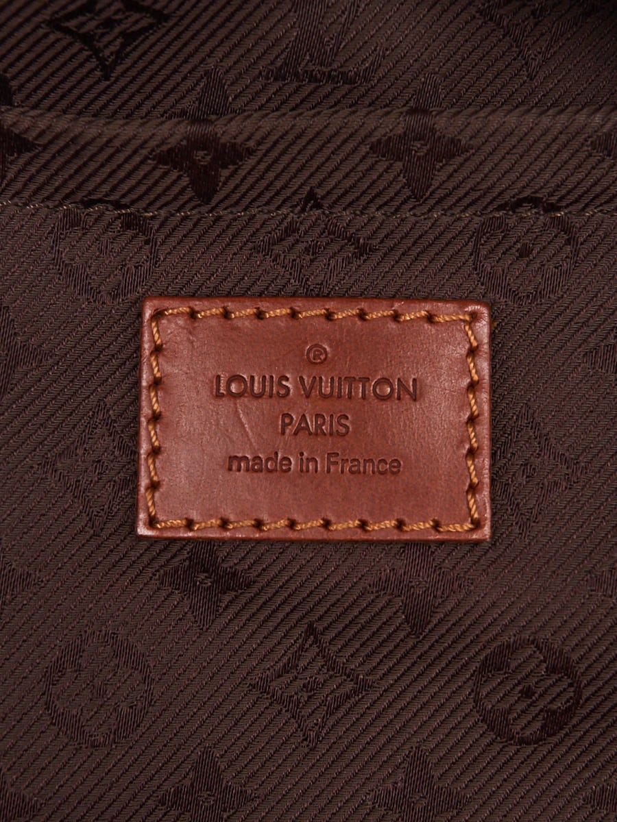 LOUIS VUITTON Suede Mahina Onatah Pochette Cacao 1239060