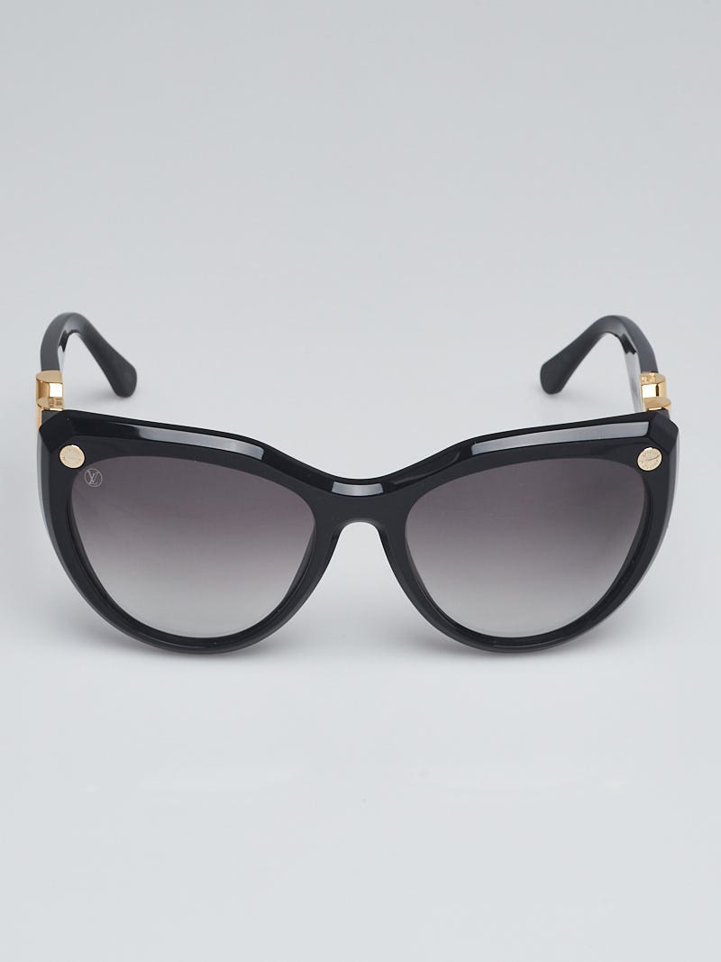 Louis Vuitton Black Acetate My Fair Lady Sunglasses Z0902W - Yoogi's Closet