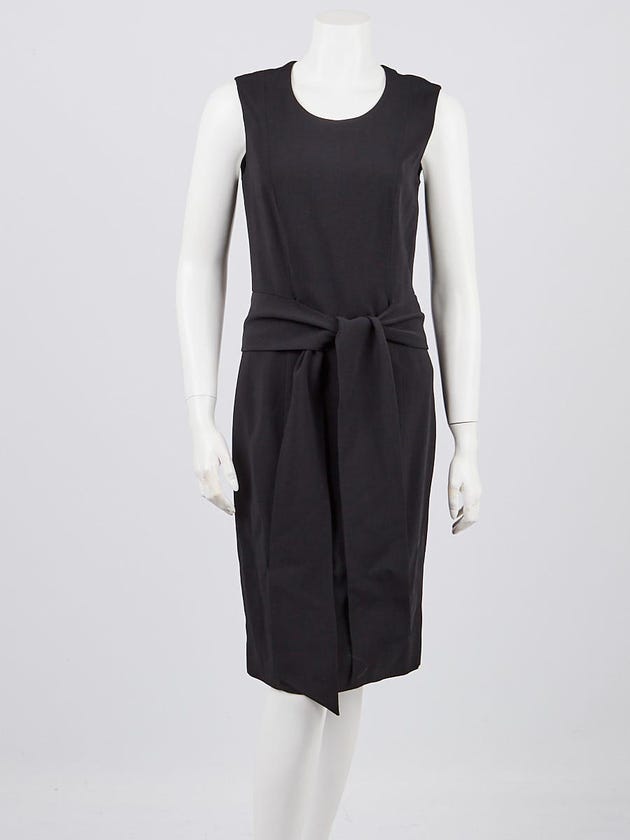 Givenchy Black Viscose Sleeveless Dress Size 4/38