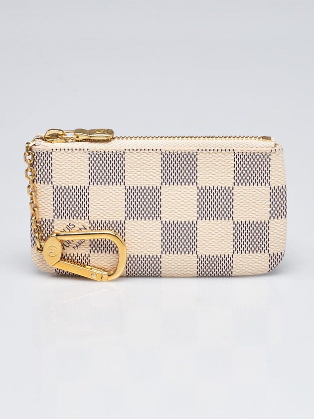 Louis Vuitton Damier Azur Canvas Pochette Cles Key and Change Holder