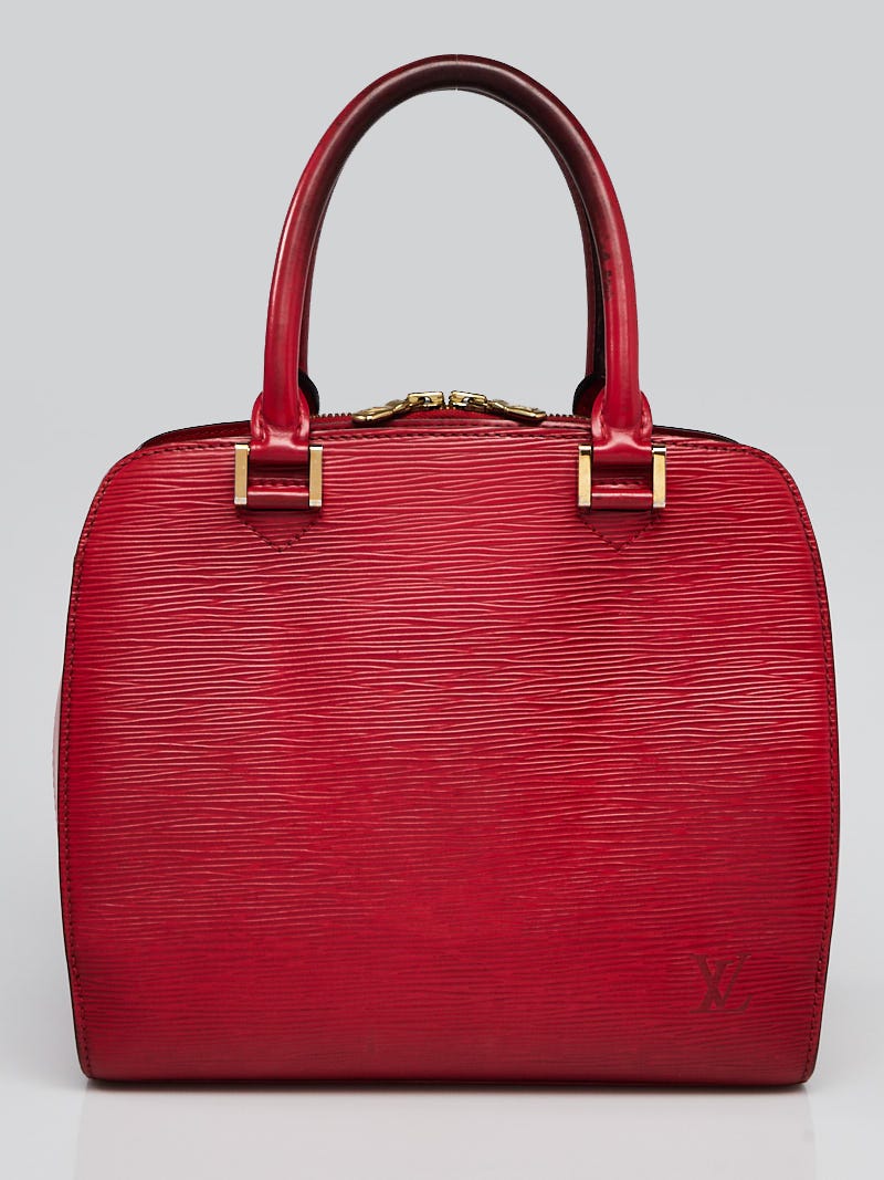 Louis Vuitton Red Epi Leather Pont Neuf PM Bag | Yoogi's Closet